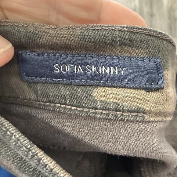 LUCKY Brand Sofia Skinny Jeans Womens 4/27 CAMO Green Stretch 5-Pocket Denim - Picture 4 of 8